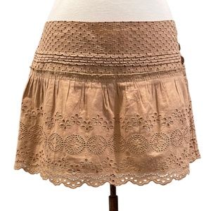 American Eagle Eyelet Mini Skirt